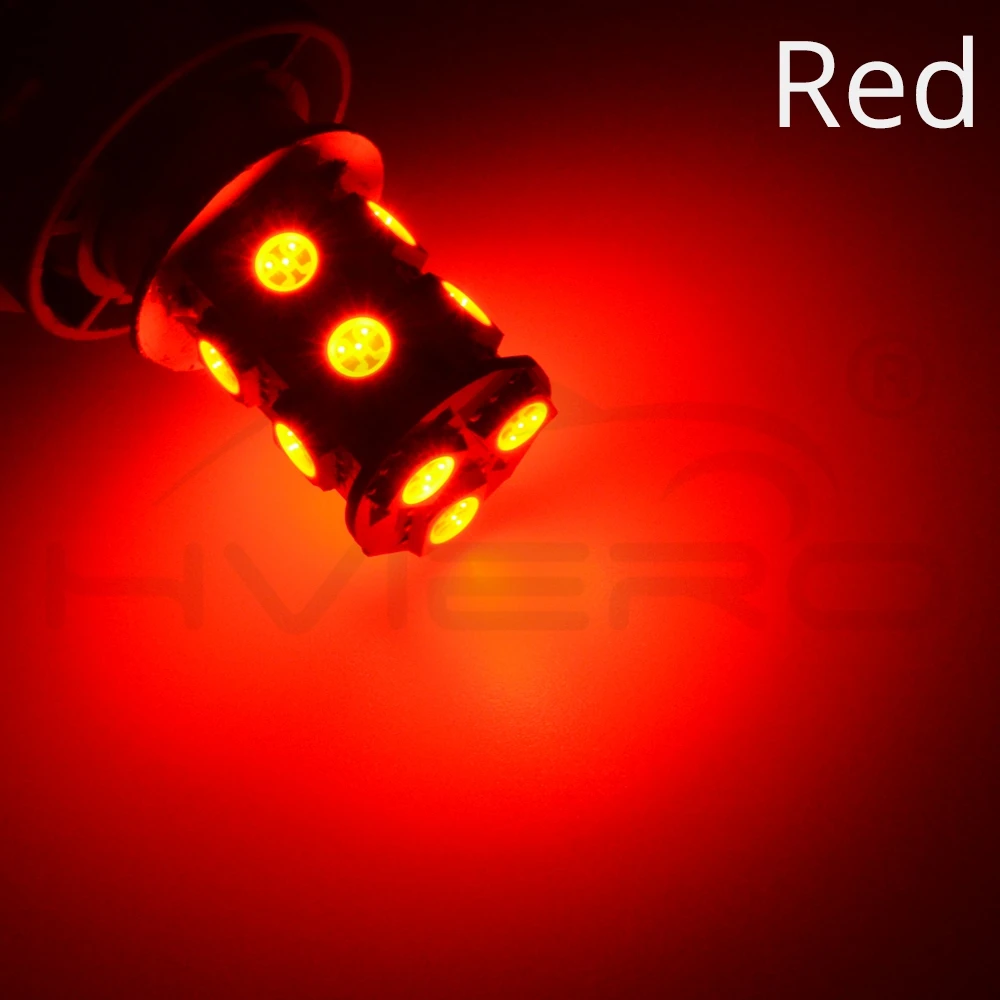 1156 BA15S 1157 BAY15D P21W BA15D 13Led 5050 Автомобильные светодиодные поворотные парковочные сигнальные огни, тормозные задние лампы, автомобильные задние лампы заднего хода, DC 12 В