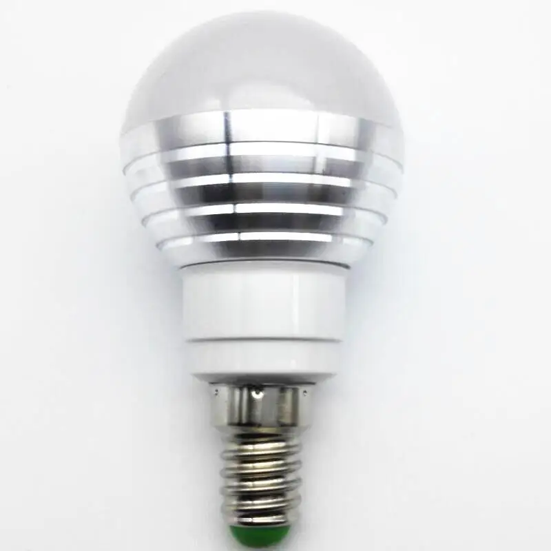 E14 E27 светильник с регулируемой яркостью, RGB/RGBW Led лампы 3W 85-265V 110V 220V Красочные светодиодные лампы люстры светодиодный светильник+ ИК-пульт дистанционного управления с 24-мя клавишами