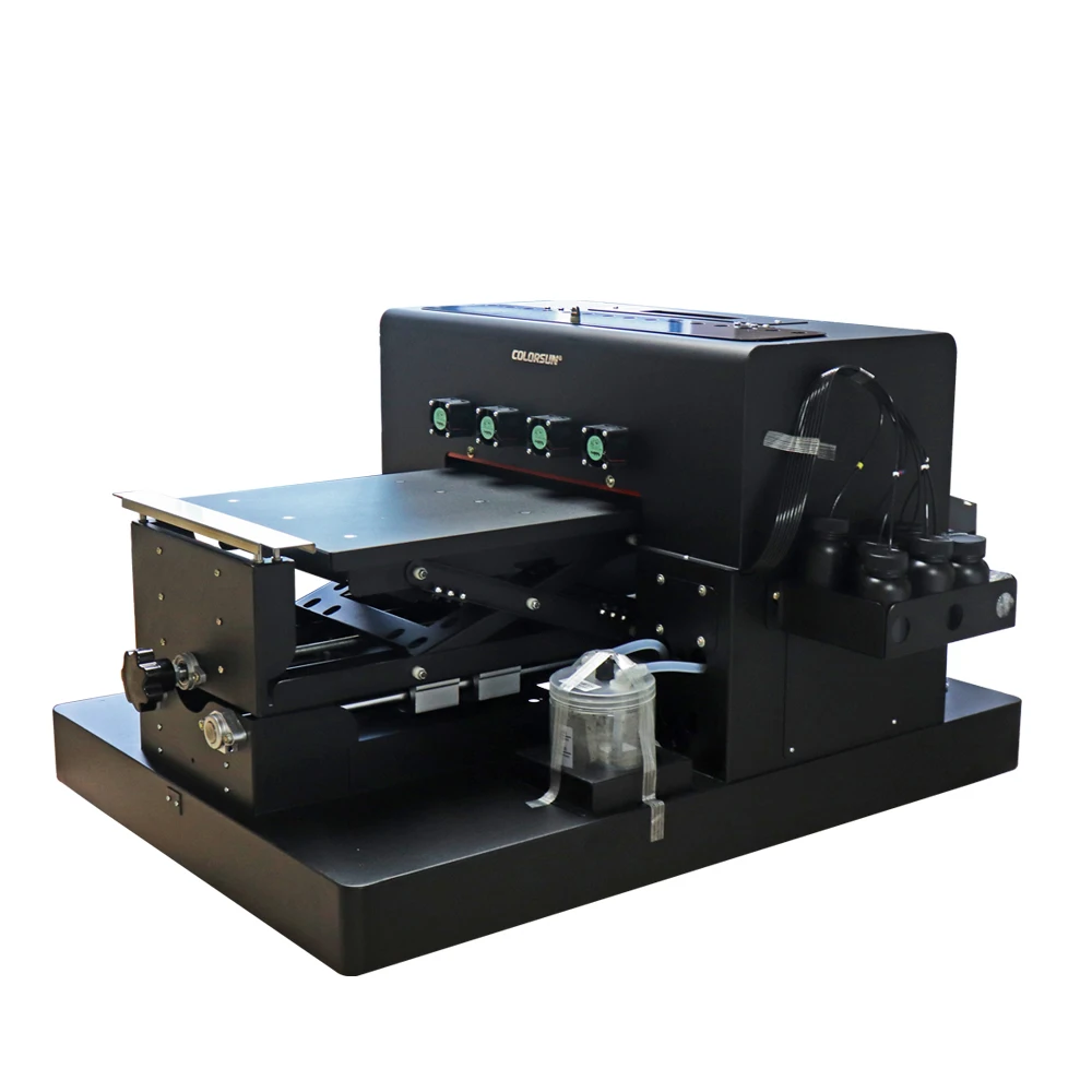 2019 8-color A3 UV flatbed printer machine modified from original R2000 With DX5 Printhead for phone case, metal, stone, acrylic