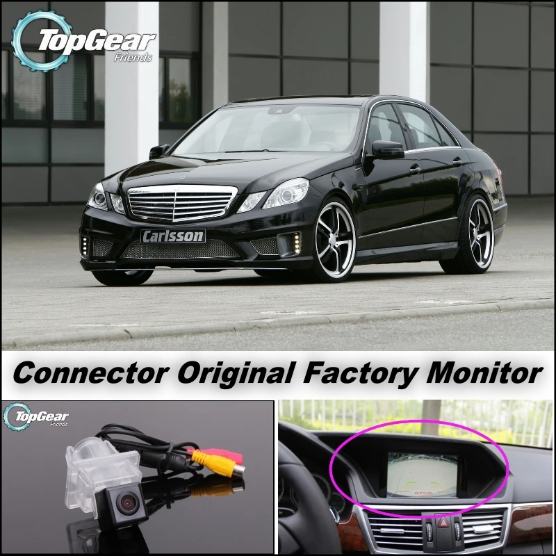 

Car Camera Connect Original Factory Screen / Monitor For Mercedes Benz E Class MB W212 High Quality Rear View Back Up Camera