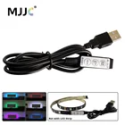 USB RGB светодиодный контроллер 5 в постоянного тока, мини 3 клавиши с 1 м USB-кабелем для 5 в RGB светодиодной ленты, 4-контактный светодиодный контроллер USB