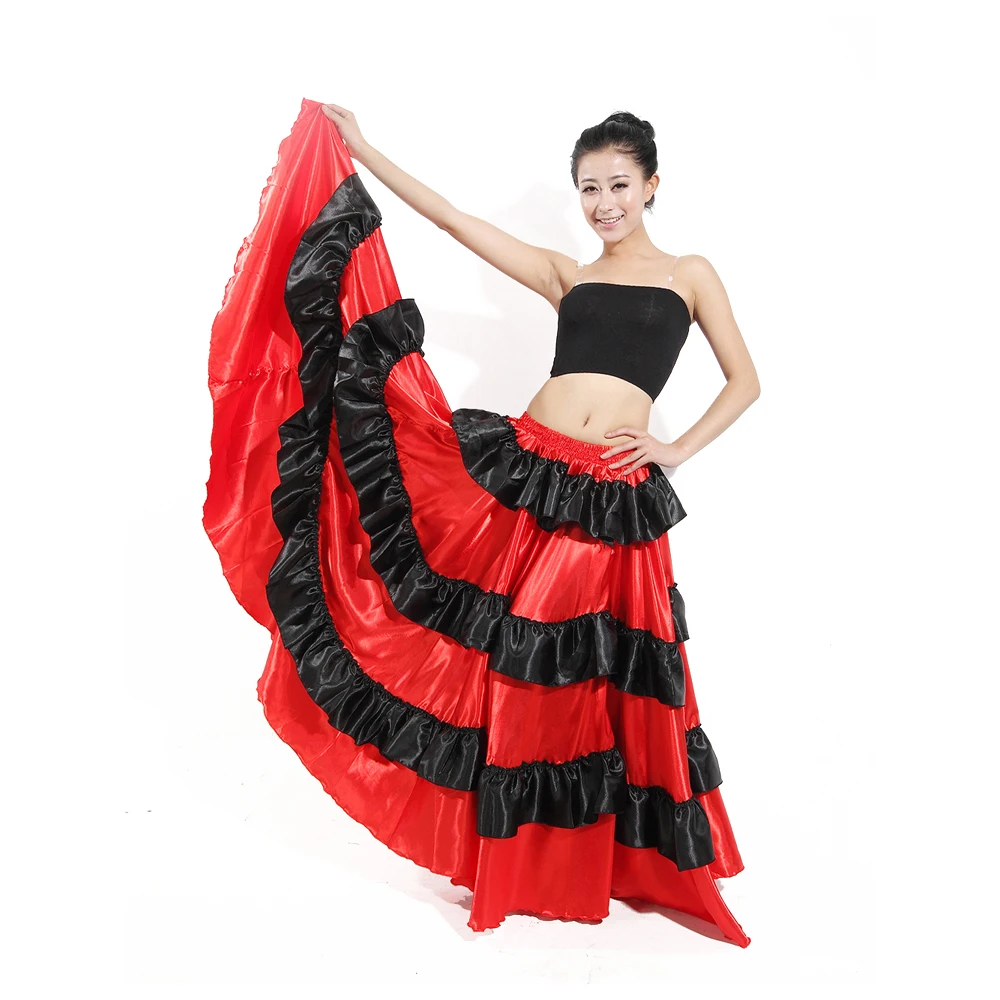Adult Flamenco Dance Dress Opening Costume Girl Dresses Spanish Paso Doble samba ballroom dresses | Тематическая одежда и