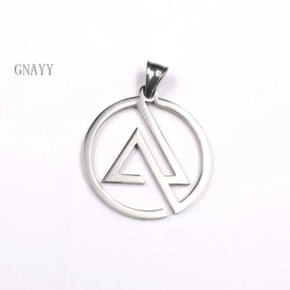 GNAYY мужское Безымянное ожерелье из нержавеющей стали с логотипом merch 24'' |