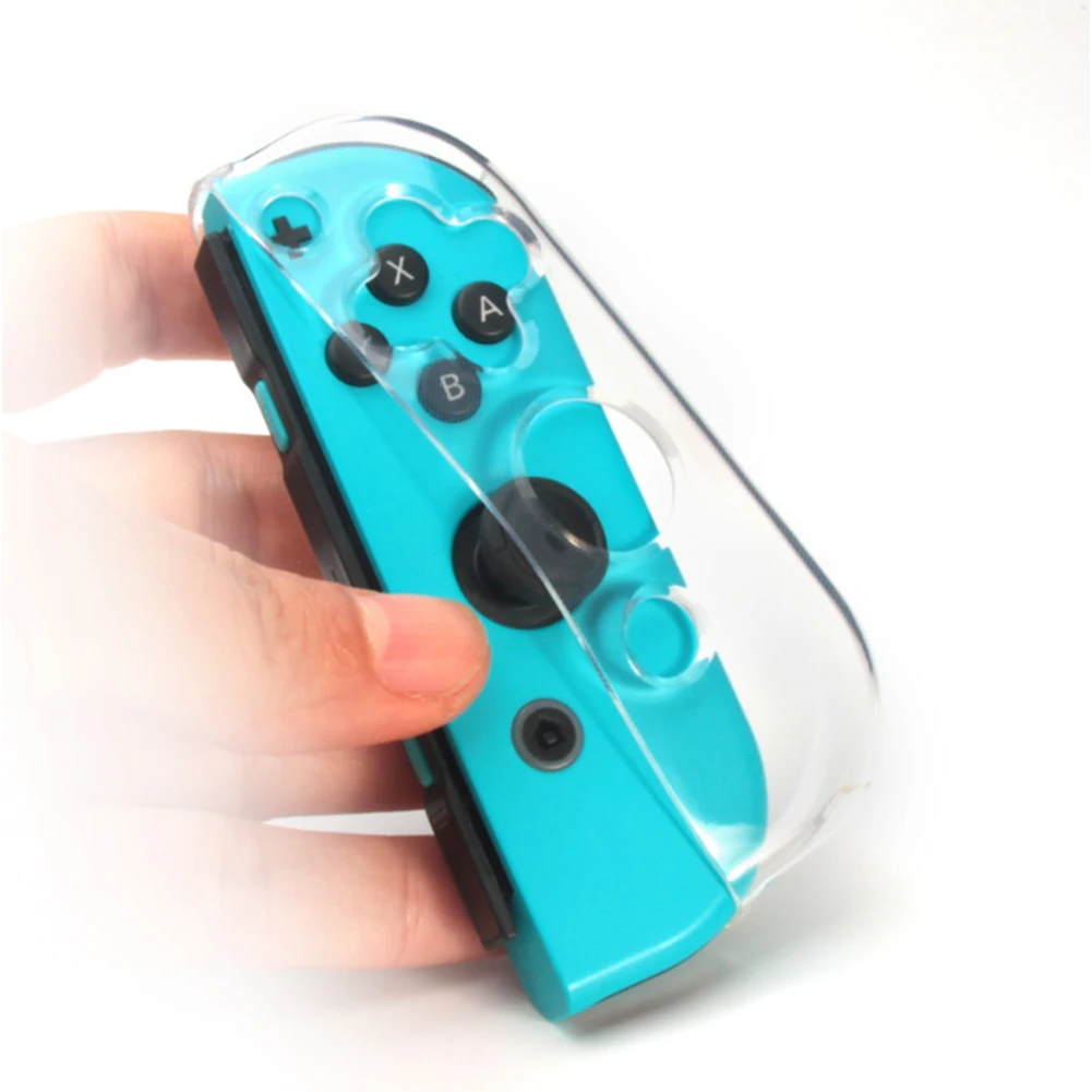Прозрачный чехол для геймпада Nintendo Switch NS NX чехлы игровых контроллеров Мягкий