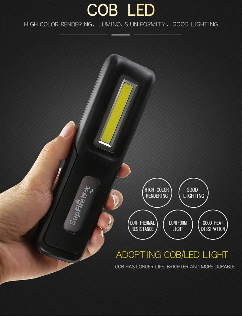 COB светильник+ флэш-светильник Linterna светодиодный G6 рабочий светильник 600lm USB фонарь для палатки для Imalent Nitecore Sofirn O светильник Fenix ручной светильник