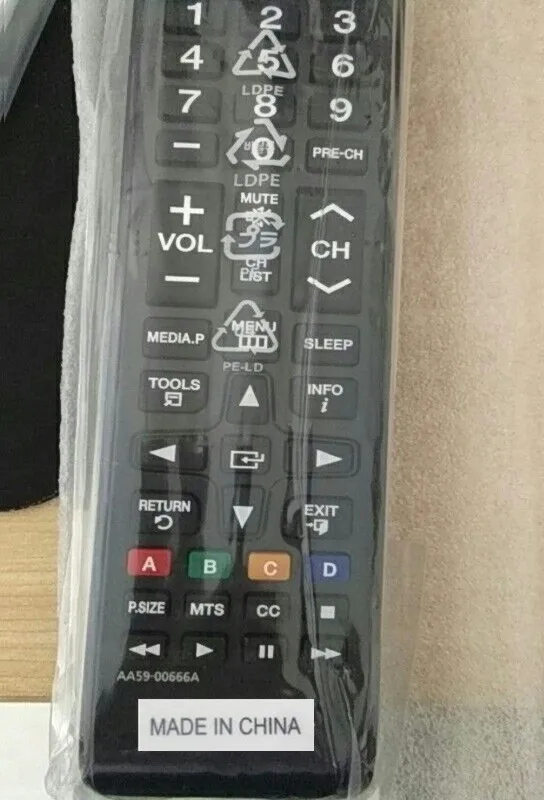 

TV remote for Samsung LA46C530F1R LA40C530F1R LA46C630F1R