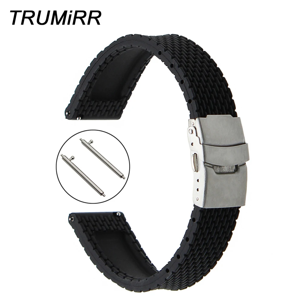 Ремешок для часов Timex из силиконовой резины мужчин и женщин ремешок 17 мм 18 19 20 21 22