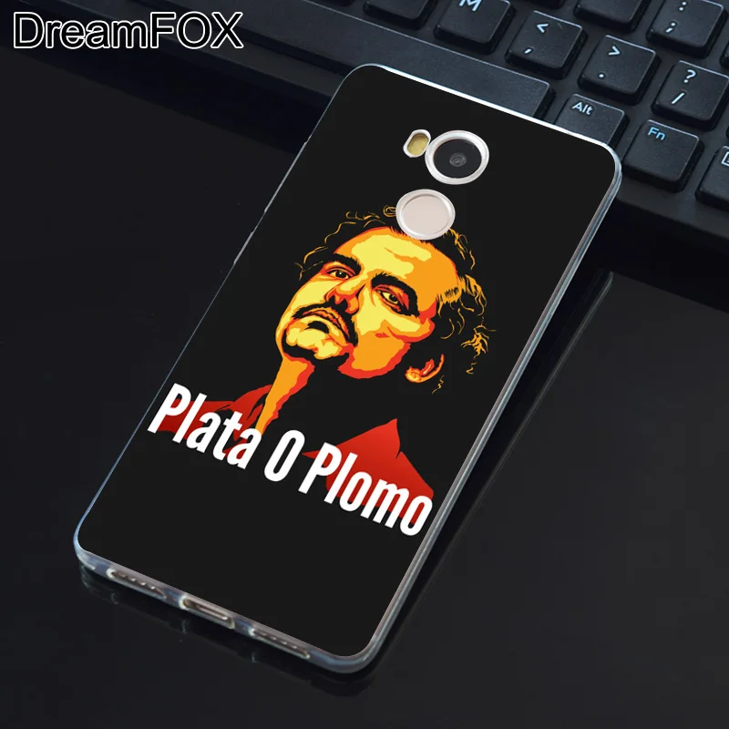 DREAMFOX L345 Pablo Escobar Мягкий ТПУ силиконовый чехол для Xiaomi Redmi Note 3 4 5 Plus 3S 4A 4X 5A Pro Global |