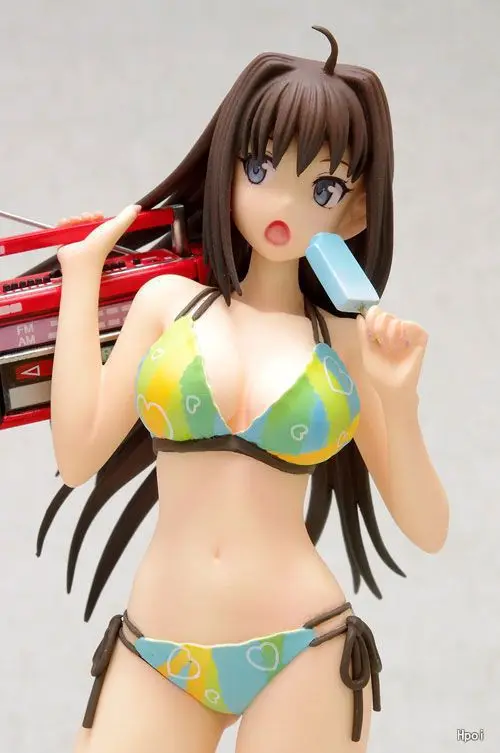 Новинка лидер продаж 16 см сексуальные фигурки Mahotsukai no Yoru Aozaki Aoko Magic Gunner Miss Blue