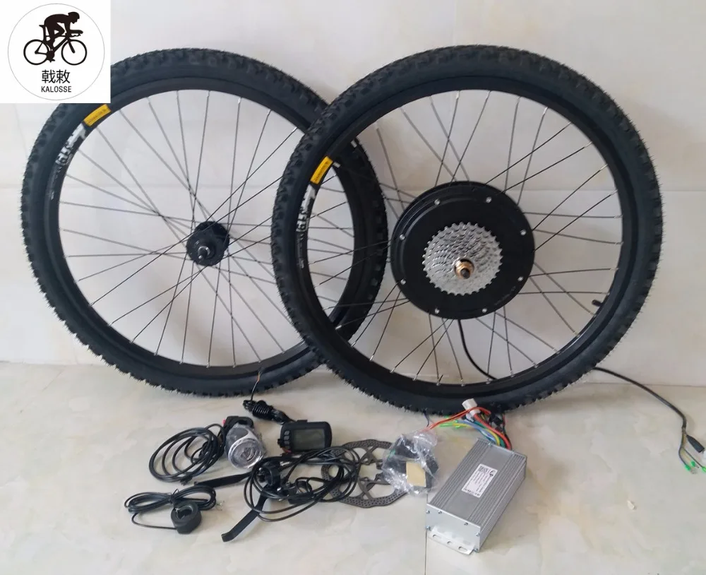 Kalosse 48V 1500W 20 дюймов детский велосипед мотор для е байка 20/24/26/27.5/29er Электрический 135