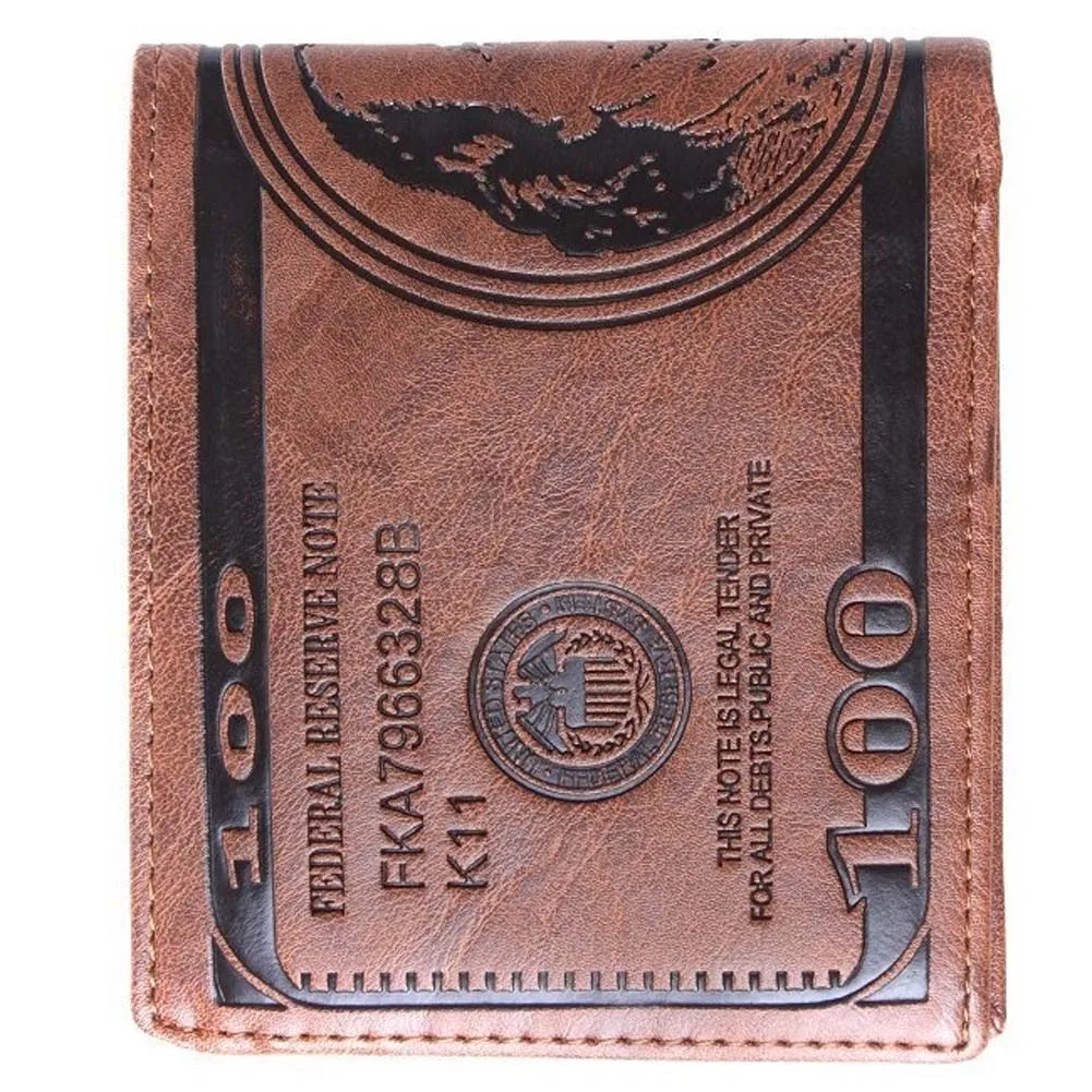 Новый модный мужской 1 шт. американский доллар кошелек PU WML99|dollar bill wallet|fashion men
