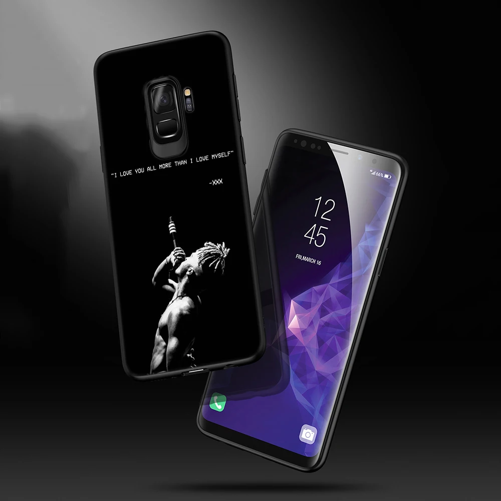 Мягкий чехол для Samsung Galaxy A10 A30 A40 A50 A70 M10 M20 M30 силиконовый Lavaza XXXTENTACION pink peep Lil |