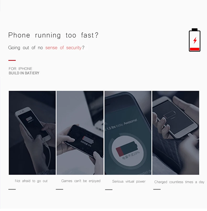 2200 мАч/3500 мАч батарея для iPhone 6 6plus 4S FERISING Высокая емкость Телефона полимерная внутренняя сменная батарея батареи 6plus