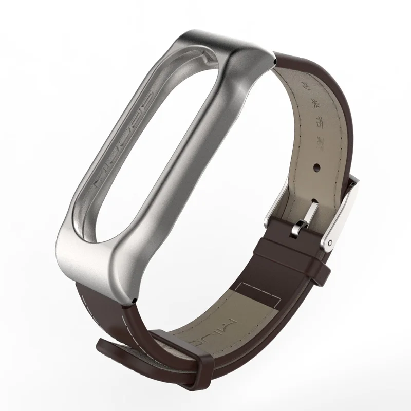 Высококачественный регулируемый ремешок из искусственной кожи для Xiaomi MiBand 2