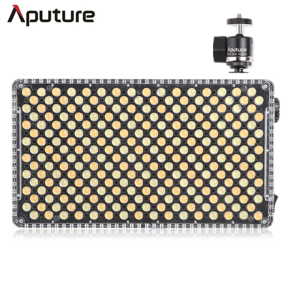 Aputure Amaran AL-F7 Color Temperature 3200-9500K CRI/TLCI 95+ Led Panel Most Versatile On-Camera LED light for Canon Nikon SLR |