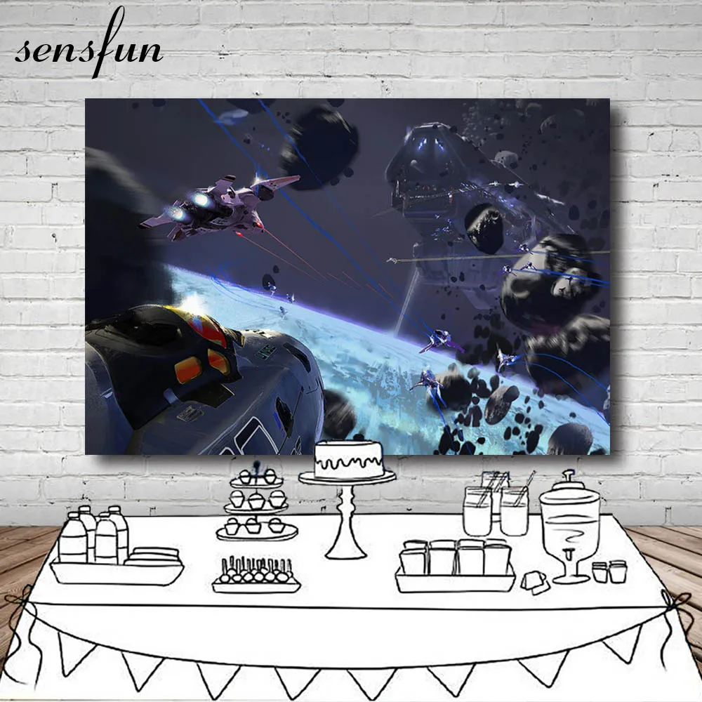 

Виниловый фон для фотостудии Sensfun с изображением космоса, 7 Х5 футов