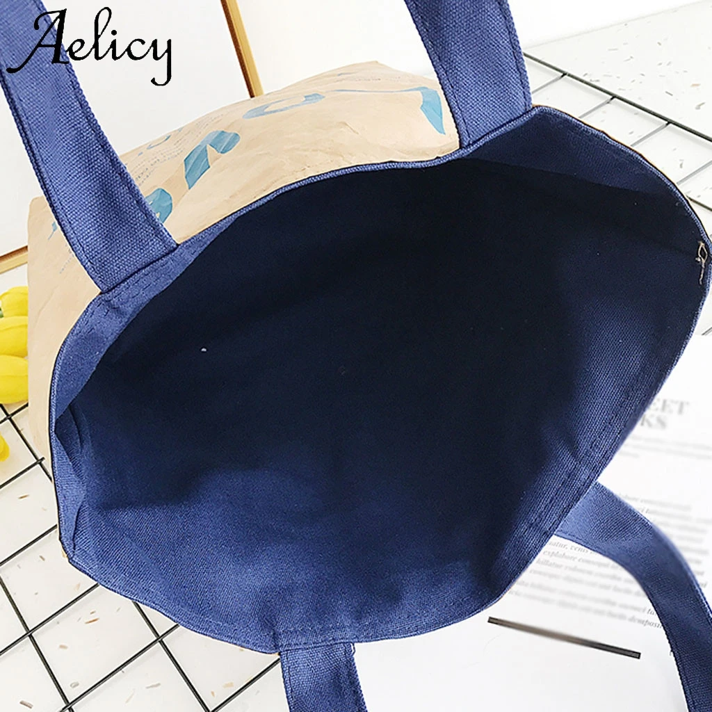 Aelicy Женская модная легкая сумка через плечо бумажная Классическая цветная