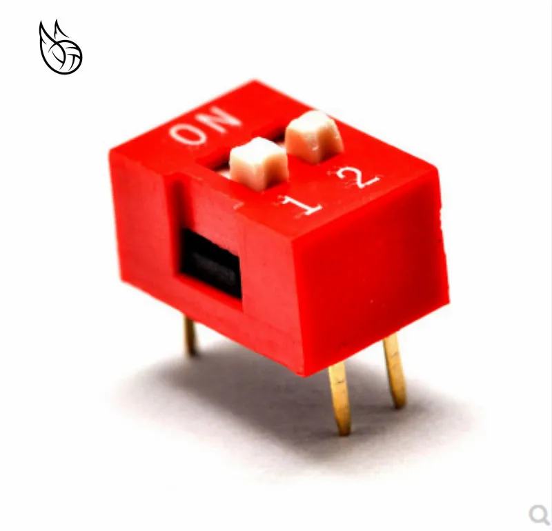 

10Pcs Slide Type Switch Module 2.54mm 2 Position Way DIP Red Pitch