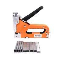 3 in 1 manual nail stapler gun with 600pcs nails for furniture upholstery furniture staple gun household hand tool