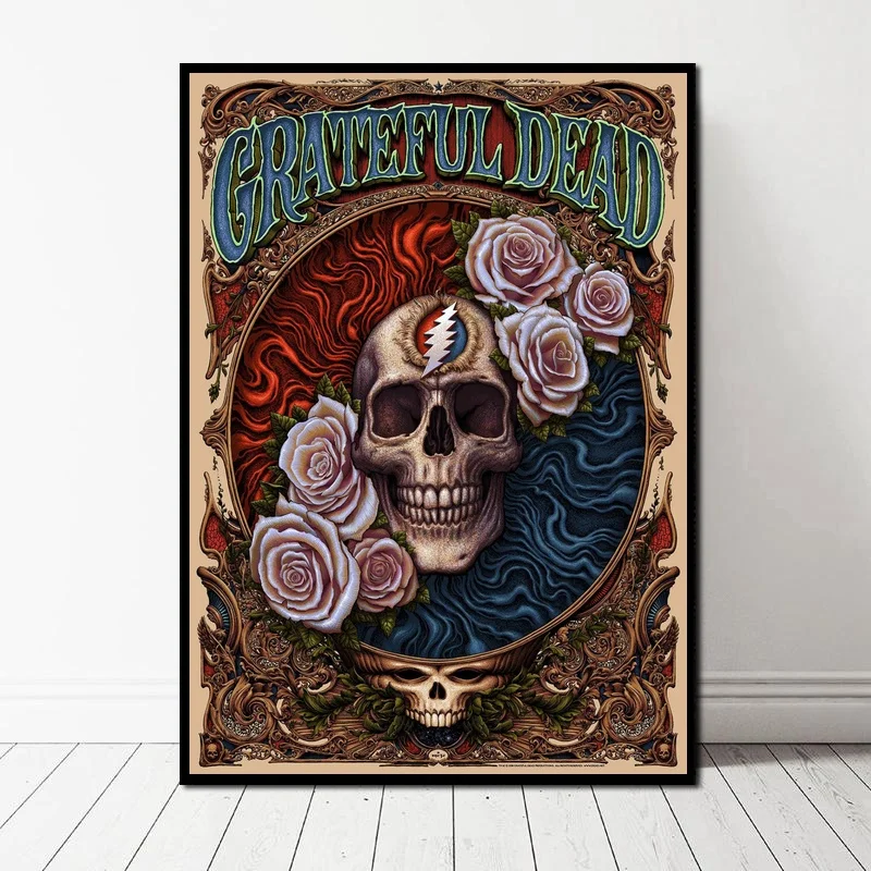 Grateful Dead концерт художественный плакат на холсте Художественная печать настенные