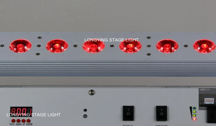 Free Shipping 9x18W 6IN1 RGBWA UV 6in1 Battery Wireless Led Washer Light Bar Line Uplighting DJ Disco DMX Stage Effects | Лампы и