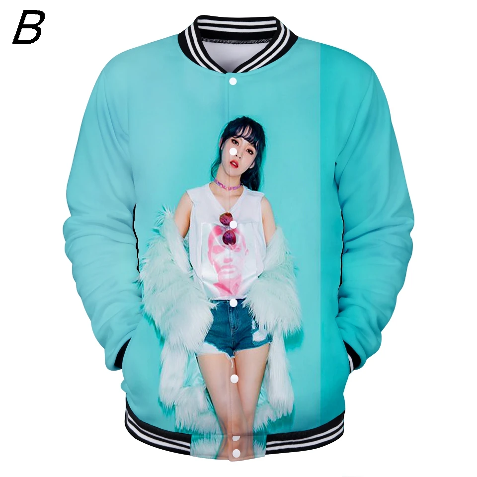 Mamamoo Kawaii Nieuwste Модель 3d куртка Mouwen Kleding Повседневная бейсбольная форма с принтом