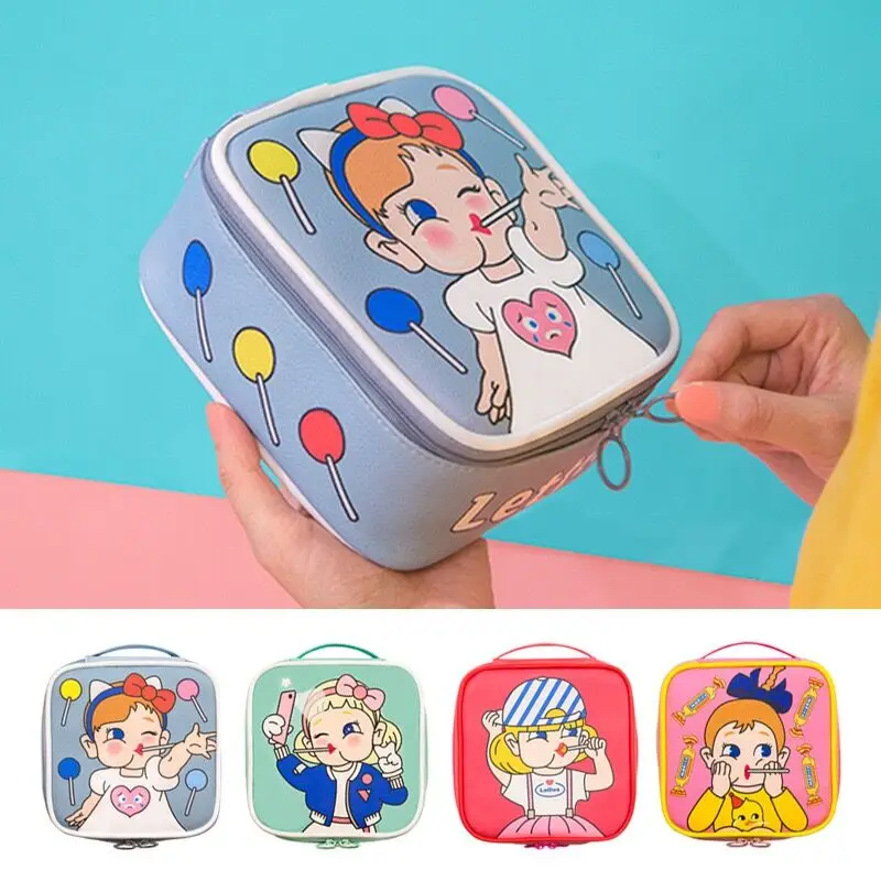 Женские косметички большой емкости для конфет и девушек дорожные сумочки