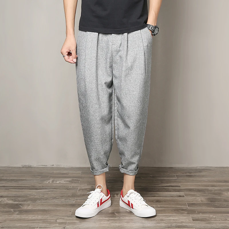 Бренд 2019 мужские широкие брюки большого размера в Европе и Америке модные штаны