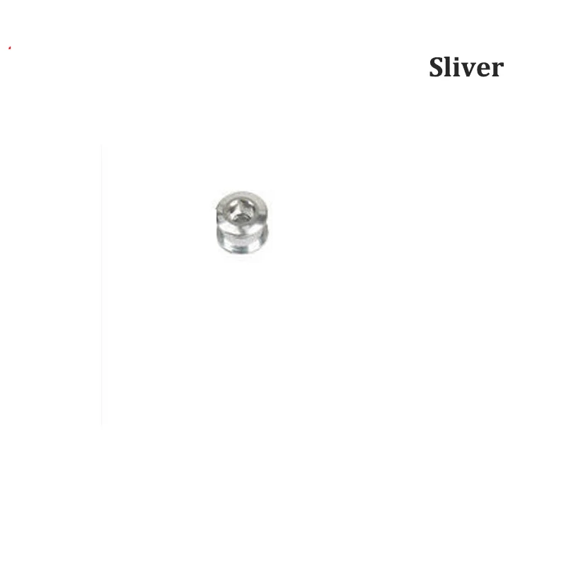1PCS-Sliver Litepro, 5 шт., болты для одной цепи, MTB, для шоссейного велосипеда, винт для бензопилы, AL7075, алюминиевый сплав, кольцо цепи велосипеда, черный, красный, шатун - Цвет: 1PCS-Sliver