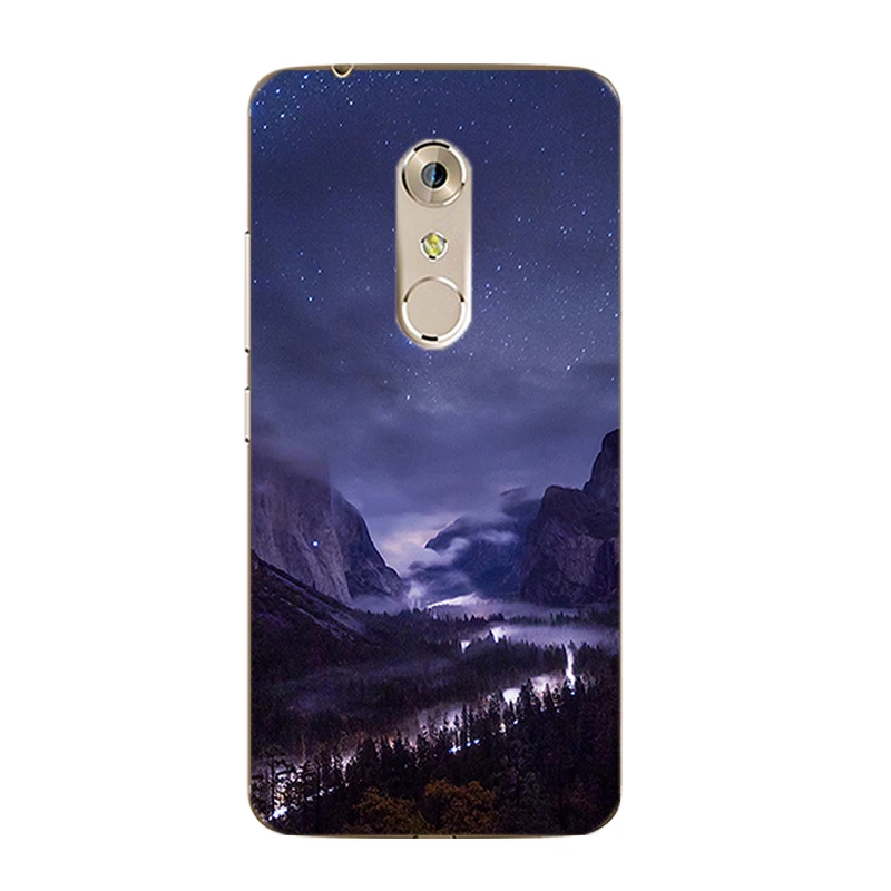 DIY чехол для телефона ZTE Axon 7 Mini A2017 Nubia Z11 MAX Z9 Мягкий ТПУ с пейзажным принтом|phone