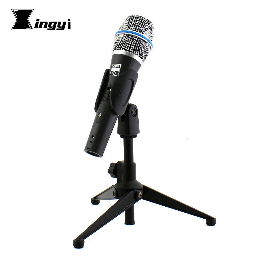 

BT-87C Switch Metal Desktop Stand Tripod Microphone Dynamic Mic Clip Holder Mike For BETA87C BETA87A BETA 87C Amplifier Speaker