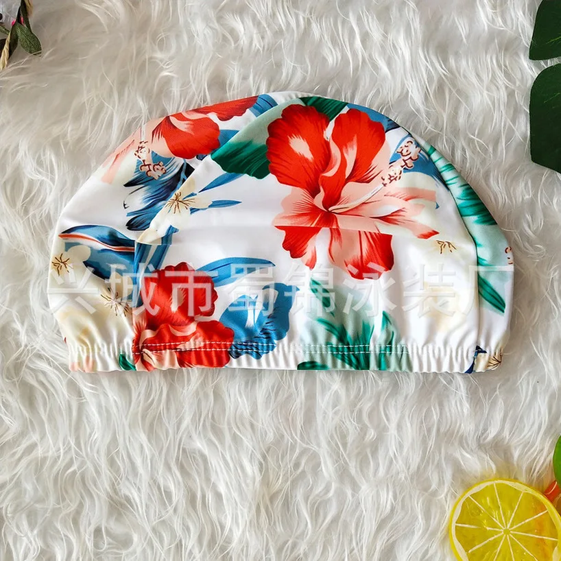 Нейлоновые водонепроницаемые шапочки для купания защищающие уши длинные волосы