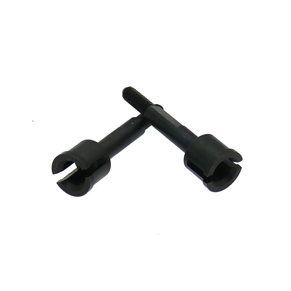 2 шт./пара серебро/черная железная стальная линейка колесной оси для