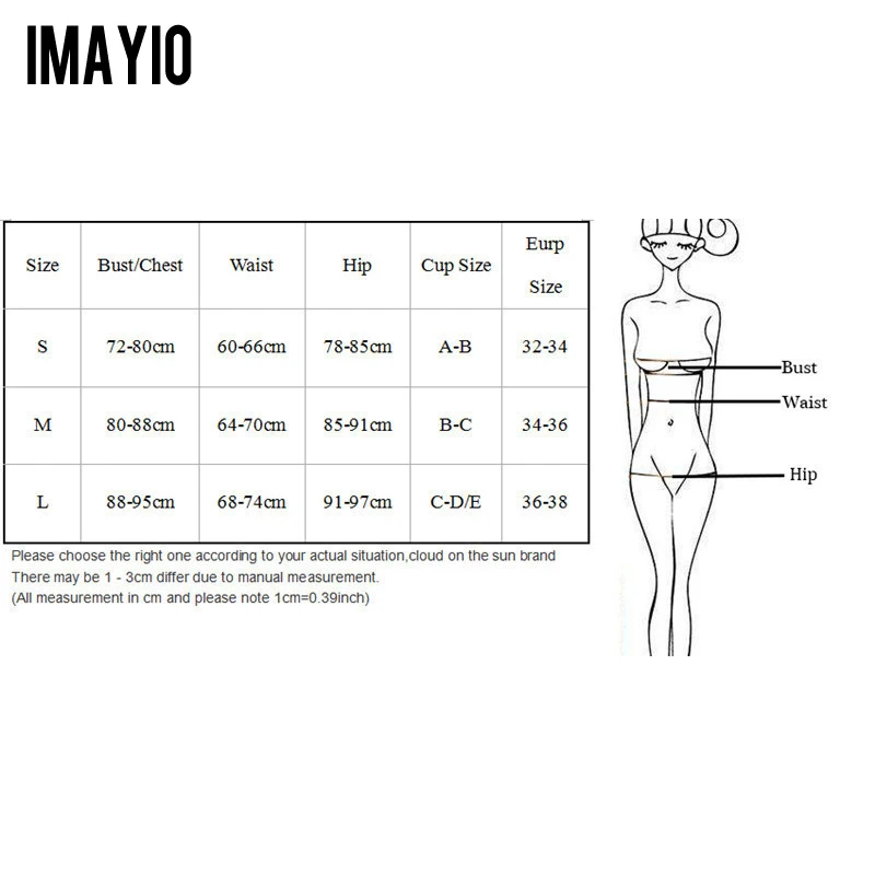 

IMAYIO 2019 New Bikinis Women Swimsuit High Waist Bathing Suit Swimwear Push Up Bikini Set Vintage Beach Wear Biquini