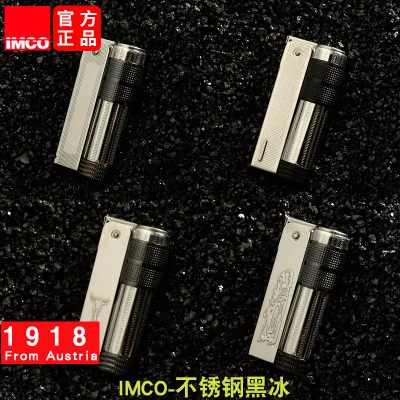 Оригинальная бензиновая Зажигалка IMCO из нержавеющей стали винтажная Мужская