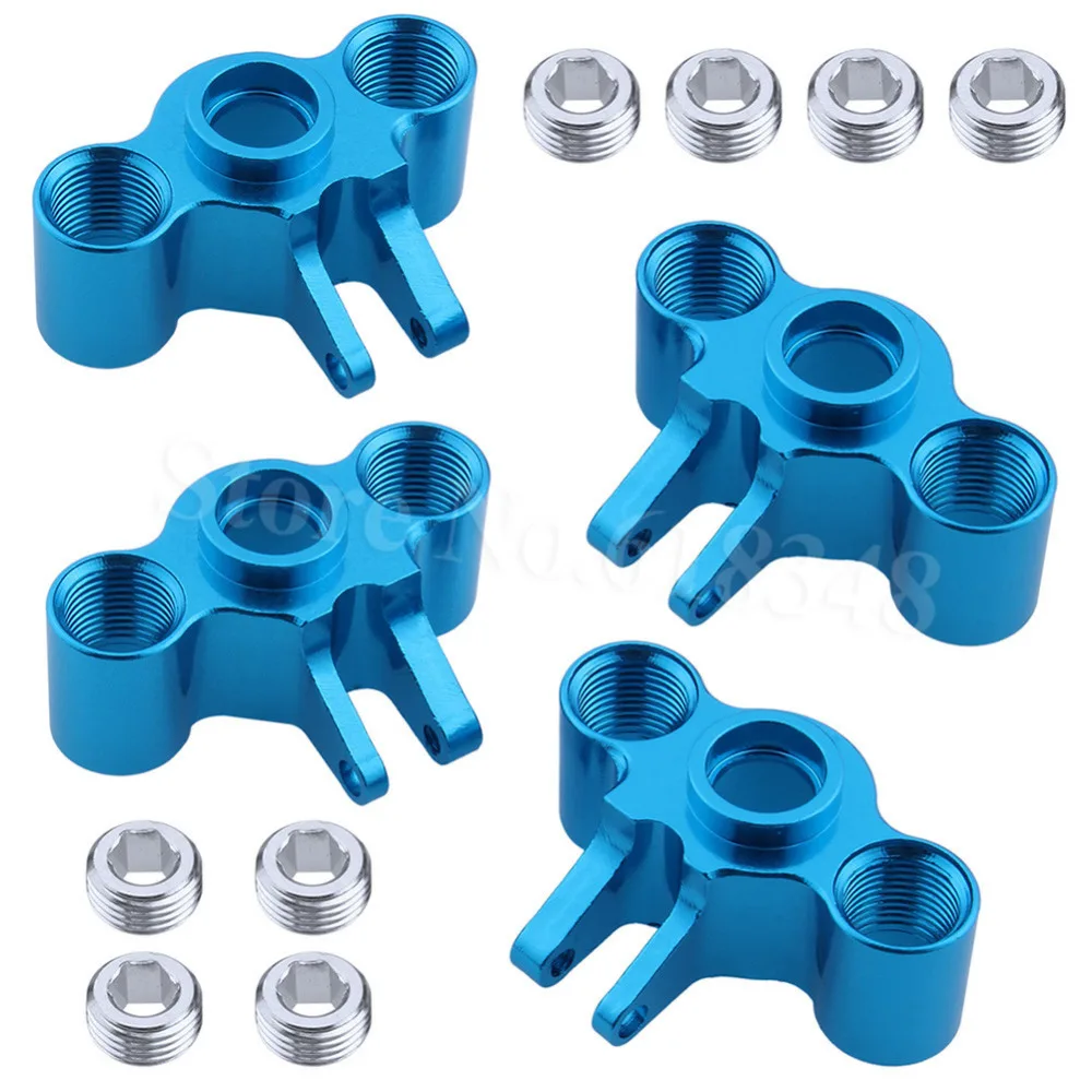 Алюминиевые осевые носители 4 шт. левое и правое суставы руля для Traxxas 1/16 Slash 4WD E Revo