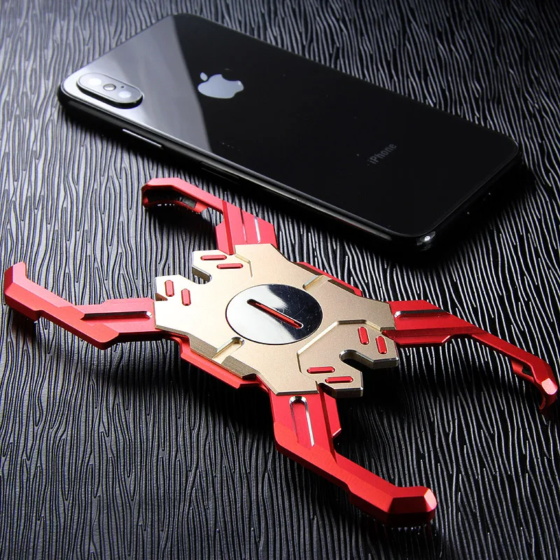 Чехол для iphone 6 6s 7 8 Plus x xr xs max, металлический алюминиевый защитный чехол для телефона с ЧПУ