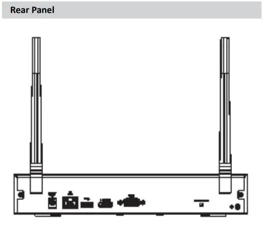 Free Shipping DAHUA 4CH 8CH Compact 1U Lite 4K H.265 Wireless Network Video Recorder DHI-NVR2104HS-W-4KS2/DHI-NVR2108HS-W-4KS2 |