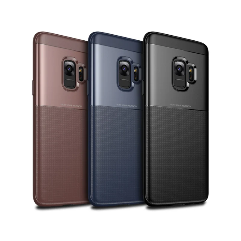 Новый роскошный чехол с полной защитой для Samsung Galaxy S9 Plus мягкий из ТПУ + жесткий