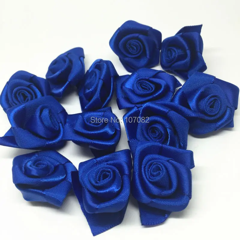 100 шт. 25 мм королевские синие розы декоративные цветы свадебные букеты