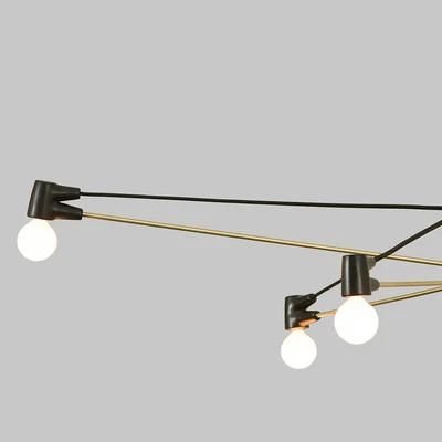 

Modern LED Black/Gold Dining Room Pendant Light Minimalist Branch Nordic Lights Bar Cafe Light