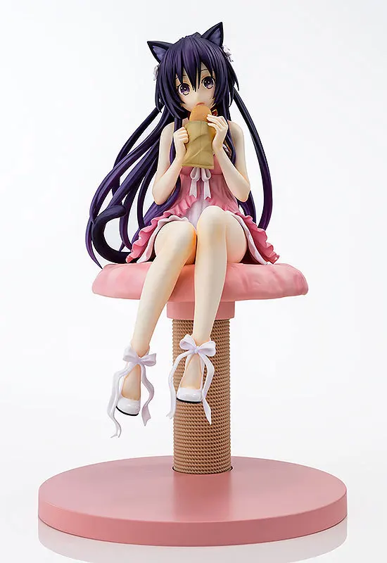 Японская Сексуальная Аниме Фигурка 18 см фигурка Yatogami Tohka с кошачьими ушками