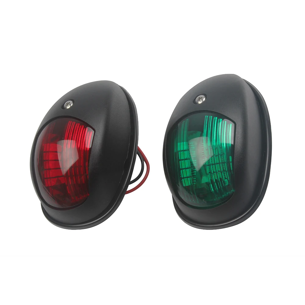

1 Pair Marine Boat Yacht Navigation Light 12V Red Green Boat Accessories Marine