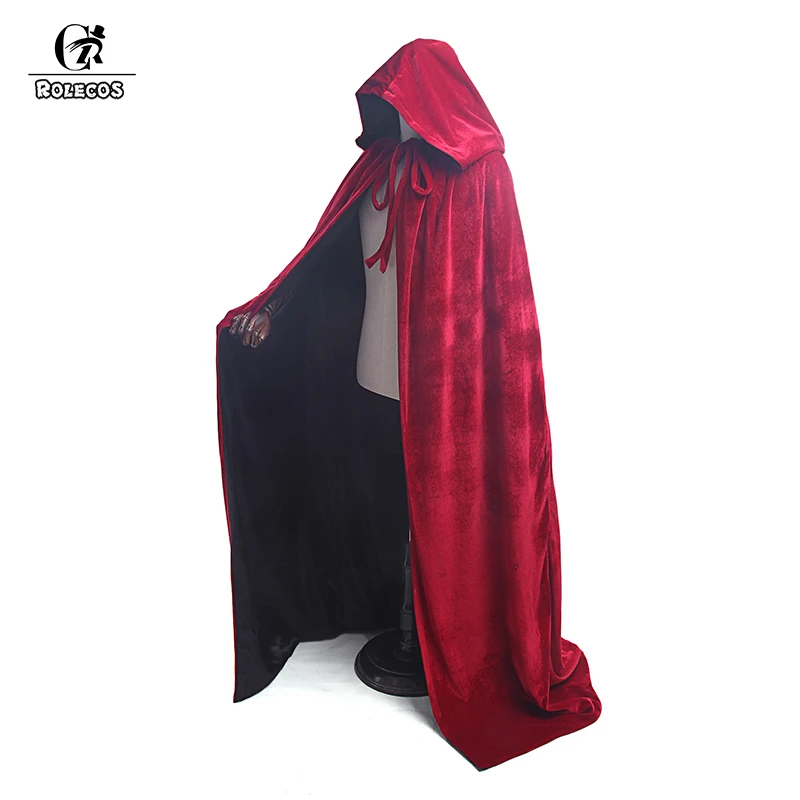 ROLECOS Новое Для мужчин и женщин костюмы на Хэллоуин смерти волшебник ведьма 160 см 5