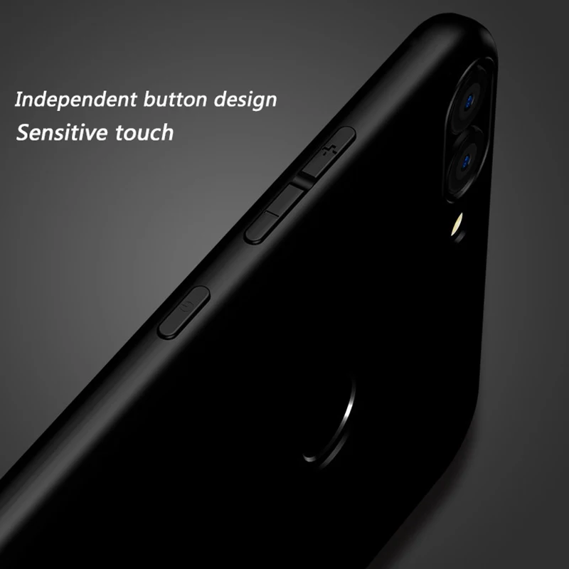 Мягкий чехол для Huawei P Smart case TPU силиконовый Матовый Бампер противоударный