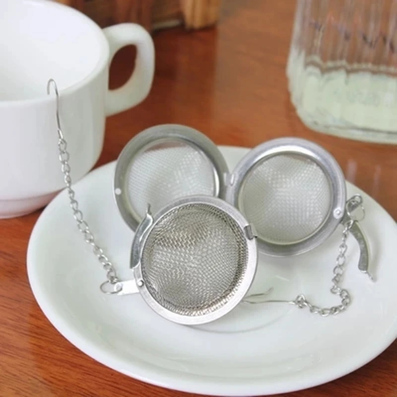 1 шт. Нержавеющая сталь Сфера Блокировка специй Чай мяч сетчатый Infuser Фильтр