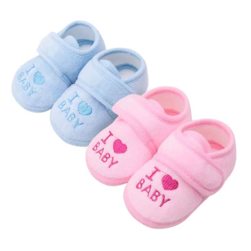 

Baby Shoes Boys Girls Toddler First Walkers Cotton Soft Sole Skid-proof Lovely Kids infant Shoes for 0-18M