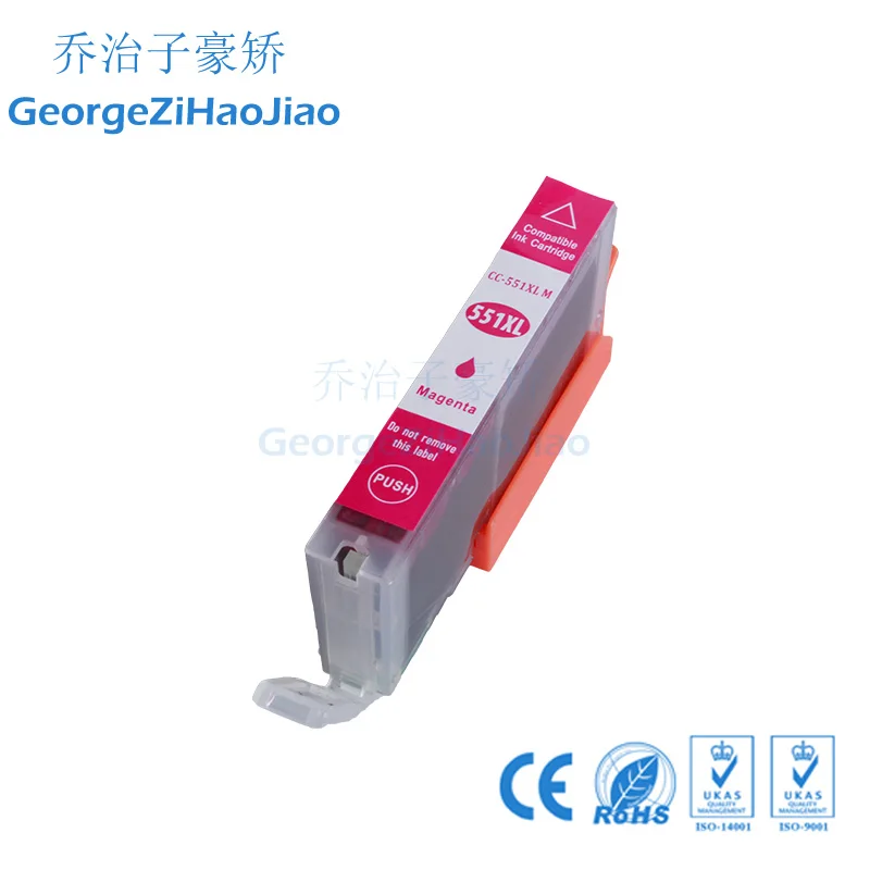 6 шт. 550XL Совместимость с PGI550 Canon Pixma iP7250 MG5450 MG5550 MG5650 MG5655 MG6350 MG6450 MX925|Чернильные