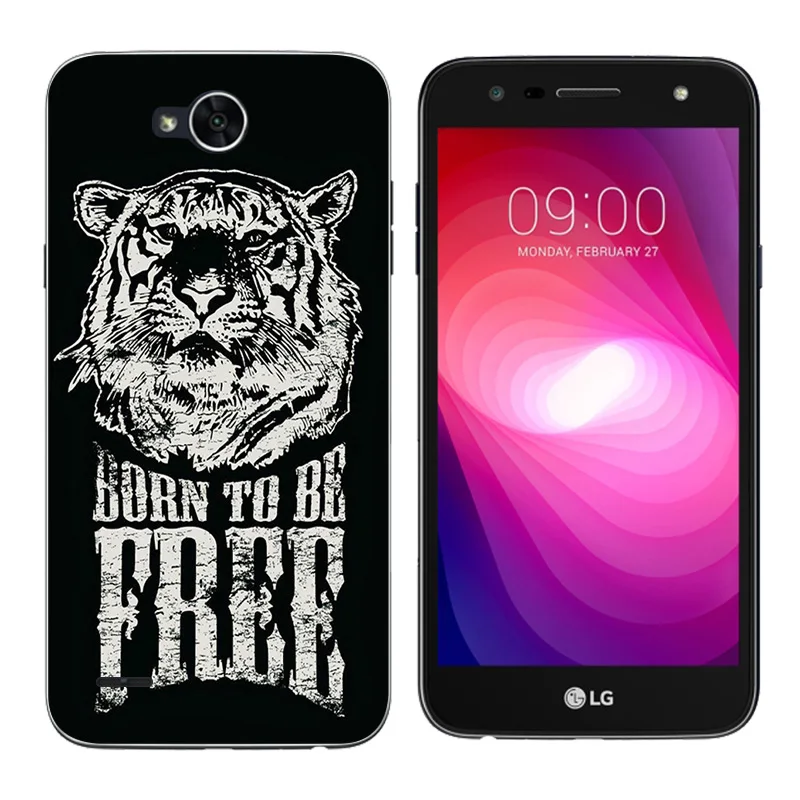 for LG X Power 2 Silicone Case K10 Cover Billow Printing Soft TPU Mobile Phone Bags K 10 |