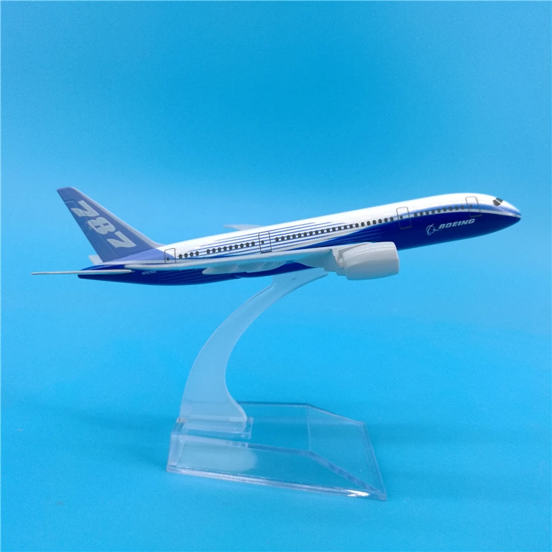 16 см Прототип Boeing 787 авиакомпании самолет модель B787 сплава авиации самолета